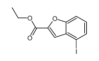 4-碘苯并呋喃-2-羧酸结构式