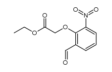 ethyl (2-formyl-6-nitrophenoxy)acetate结构式