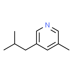 Pyridine, 3-methyl-5-(2-methylpropyl)- (9CI)结构式