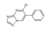 5-chloro-6-phenyl[1,2,4]triazolo[1,5-a]pyrimidine结构式