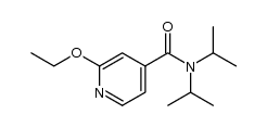 2-ethoxy-N,N-diisopropylisonicotinamide结构式