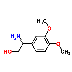 (2R)-2-AMINO-2-(3,4-DIMETHOXYPHENYL)ETHAN-1-OL Structure