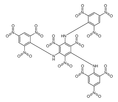 1,3,5-Benzenetriamine, 2,4,6-trinitro-N,N',N''-tris(2,4,6-trinitrophenyl) Structure