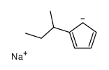 sodium,5-butan-2-ylcyclopenta-1,3-diene结构式