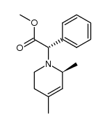 N-[(S)-1-Methoxycarbonylbenzyl]-(2S)-2,4-dimethyl-3,4-didehydropiperidin结构式
