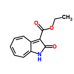 ethyl 2-oxo-1H-cyclohepta[b]pyrrole-3-carboxylate Structure