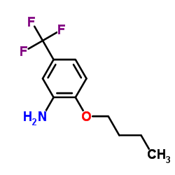 2-Butoxy-5-(trifluoromethyl)aniline结构式