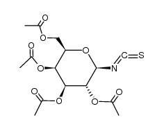 2,3,4,6-tetra-O-acetyl-β-D-galactopyranosyl isothiocyanate结构式