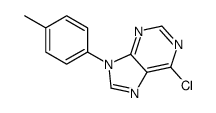 6-chloro-9-(4-methylphenyl)purine Structure