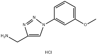 [1-(3-methoxyphenyl)-1H-1,2,3-triazol-4-yl]methanamine hydrochloride picture