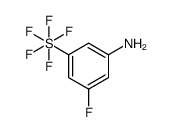 3-氟-5-(五氟硫基)苯胺结构式