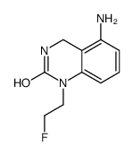 5-amino-1-(2-fluoroethyl)-3,4-dihydroquinazolin-2-one Structure