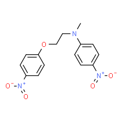 N-METHYL-N-[2-(4-NITROPHENOXY)ETHYL]-4-NITROPHENYLAMINE Structure