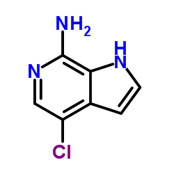 1H-Pyrrolo[2,3-c]pyridin-7-amine, 4-chloro- structure