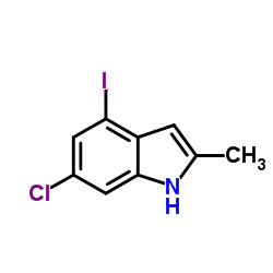 6-Chloro-4-iodo-2-methyl-1H-indole Structure