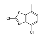 Benzothiazole, 2,4-dichloro-7-methyl- (9CI) Structure
