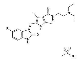 sunitinib methanesulfonic acid结构式