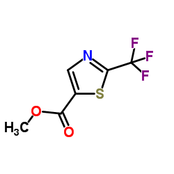Methyl 2-(trifluoromethyl)thiazole-5-carboxylate结构式