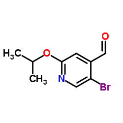 5-Bromo-2-isopropoxyisonicotinaldehyde structure