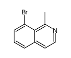 8-Bromo-1-methylisoquinoline Structure