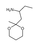 1-(2-Methyl-1,3-dioxan-2-yl)-2-butanamine结构式