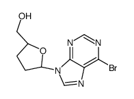 (2S)-5α-(6-Bromo-9H-purine-9-yl)tetrahydro-2α-furanmethanol Structure