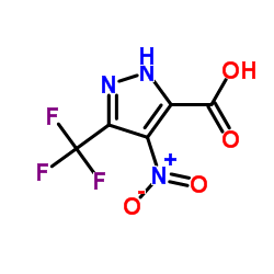 4-硝基-3-(三氟甲基)-1H-吡唑-5-羧酸结构式