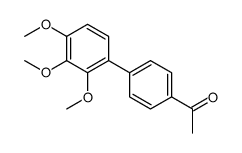 2,3,4-trimethoxy-4'-acetyl-1,1'-biphenyl结构式