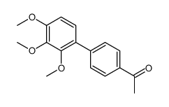 2,3,4-trimethoxy-4'-acetyl-1,1'-biphenyl structure