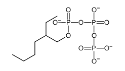[[2-ethylhexoxy(oxido)phosphoryl]oxy-oxidophosphoryl] phosphate Structure