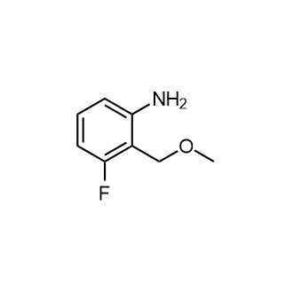 3-Fluoro-2-(methoxymethyl)aniline structure