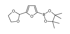 2-(5-[1,3]Dioxolan-2-yl-furan-2-yl)-4,4,5,5-tetramethyl-[1,3,2]dioxaborolane picture