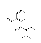 4-methyl-N,N-diisopropyl-2-formylbenzamide Structure