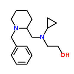 2-{[(1-Benzyl-2-piperidinyl)methyl](cyclopropyl)amino}ethanol结构式
