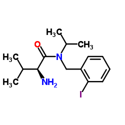 N-(2-Iodobenzyl)-N-isopropyl-L-valinamide Structure