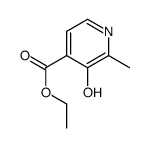 ethyl 3-hydroxy-2-methylpyridine-4-carboxylate Structure