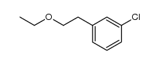 1-chloro-3-(2-ethoxyethyl)benzene结构式