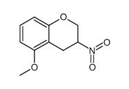 5-methoxy-3,4-dihydro-3-nitro-2H-1-benzopyran Structure