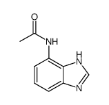 Acetamide, N-1H-benzimidazol-4-yl- (9CI) structure