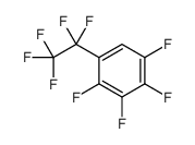 1,2,3,4-tetrafluoro-5-(1,1,2,2,2-pentafluoroethyl)benzene Structure