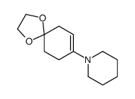 1-(1,4-dioxaspiro[4.5]dec-7-en-8-yl)piperidine结构式