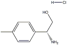 (R)-2-氨基-2-(对甲苯基)乙醇盐酸盐结构式