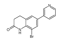 8-bromo-6-(pyridin-3-yl)-3,4-dihydroquinolin-2(1H)-one结构式