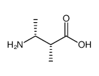 (2R,3R)-3-amino-2-methyl-butyric acid结构式