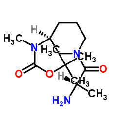 2-Methyl-2-propanyl [(3S)-1-alanyl-3-piperidinyl]methylcarbamate结构式