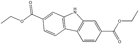 diethyl 9H-carbazole-2,7-dicarboxylate Structure
