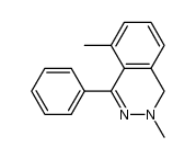 3,4-Dihydro-3,8-dimethyl-1-phenylphthalazine Structure