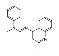 N-methyl-N'-(2-methylquinolin-4-yl)-N-phenylmethanimidamide结构式