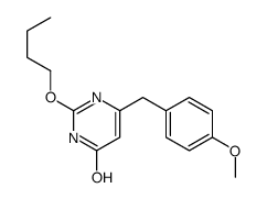 2-butoxy-6-[(4-methoxyphenyl)methyl]-1H-pyrimidin-4-one Structure