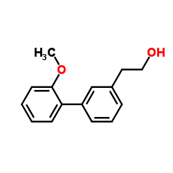 2-(2'-Methoxy-3-biphenylyl)ethanol Structure